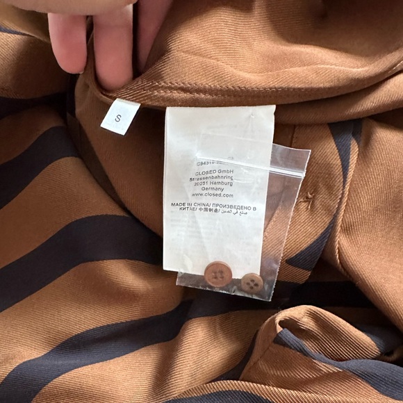 Closed Brown and Black Button Up Shirt - Picture 8 of 8